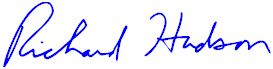 Rep. Richard Hudson signature